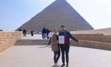 Hurghada Pyramiden Ausflug flugzeug