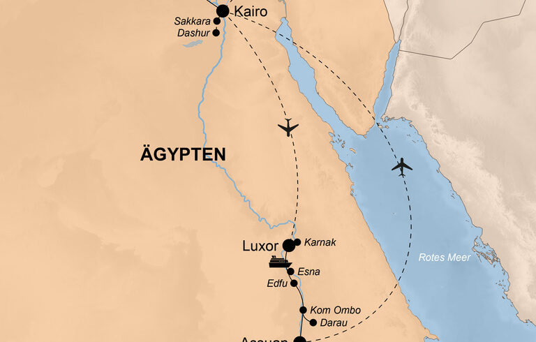 ägypten rundreise und baden