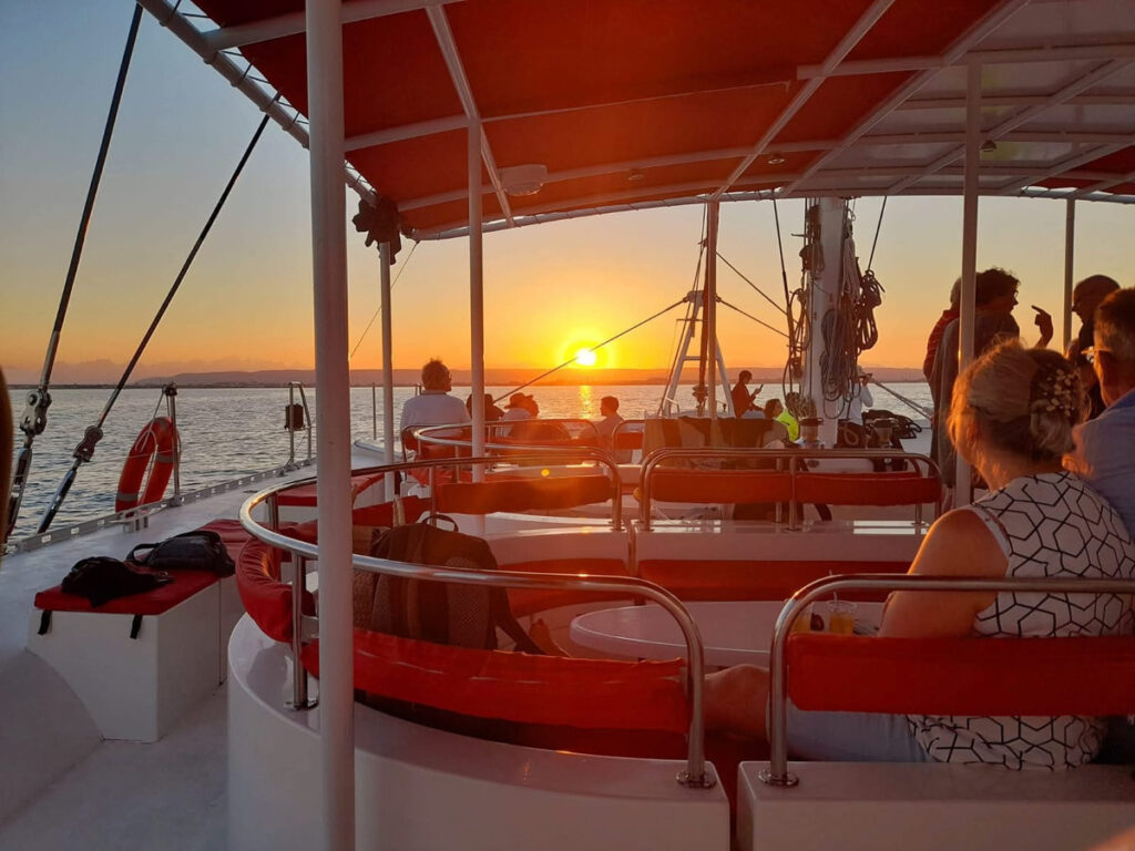 Sunset über dem Meer